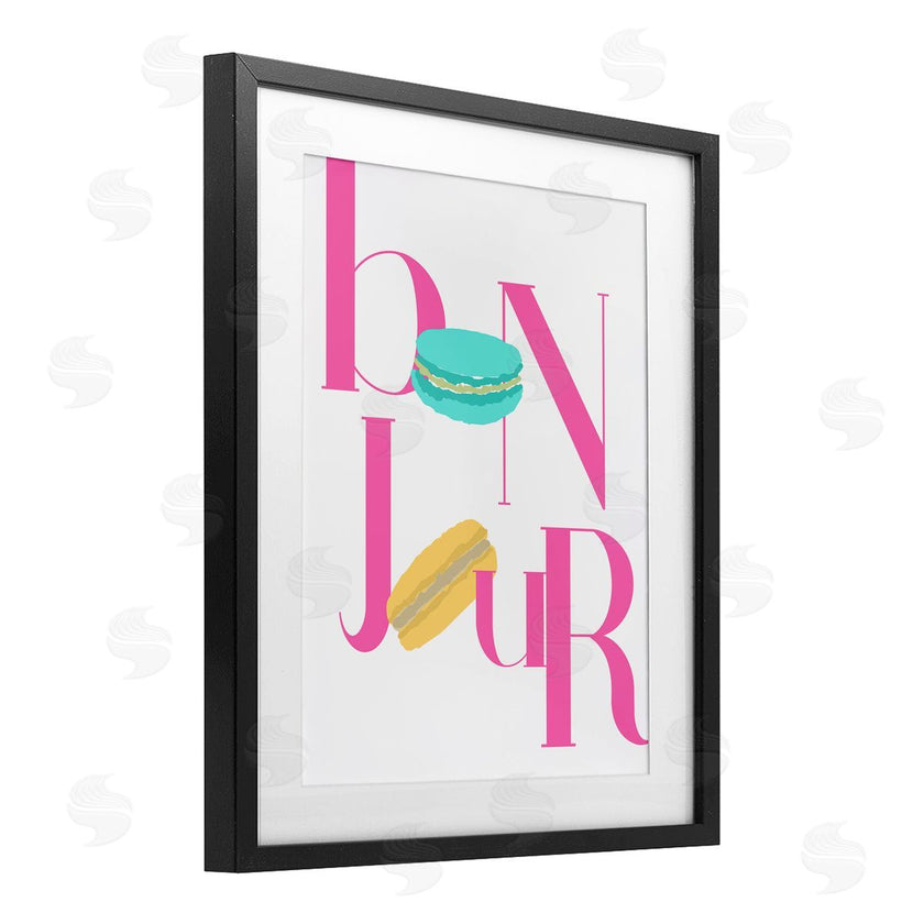 ANNA QUACH | Bonjour Macarons Typography