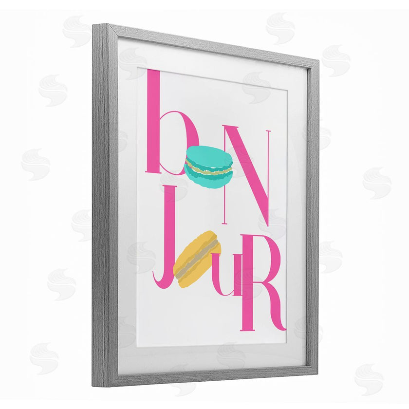 ANNA QUACH | Bonjour Macarons Typography