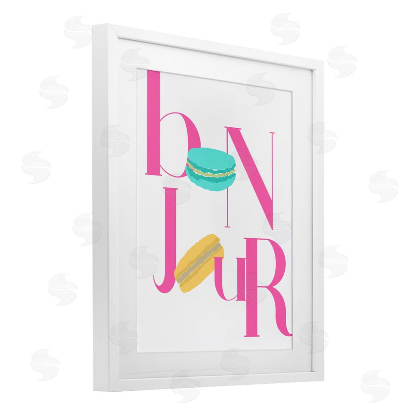 ANNA QUACH | Bonjour Macarons Typography