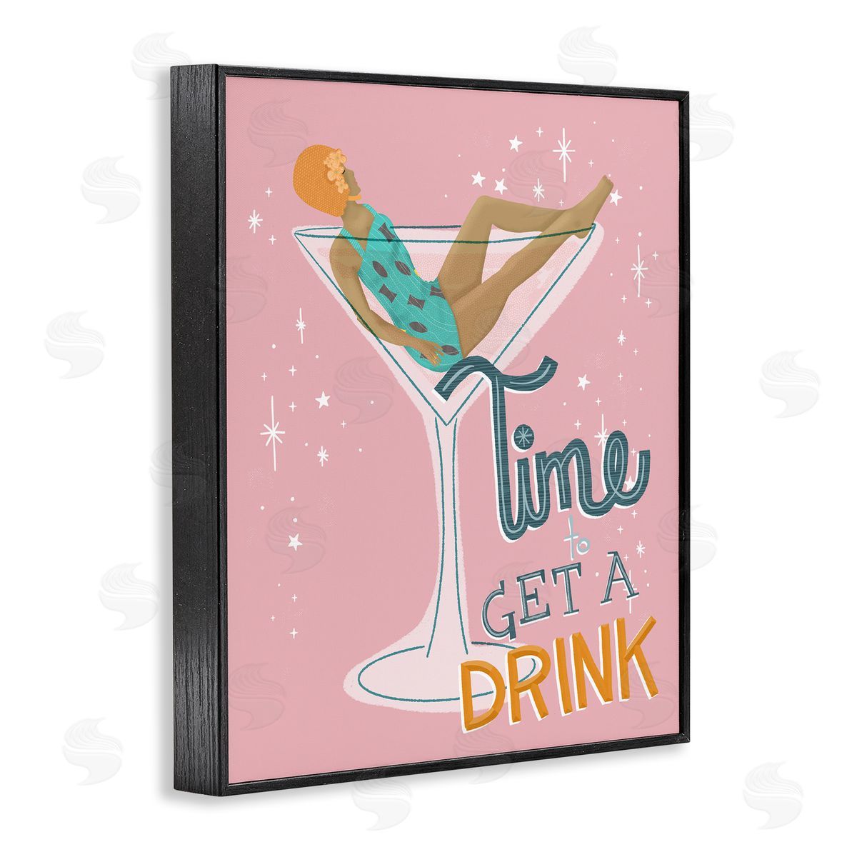 Jen bucheli Time To Get A Drink Canvas Wall Art Print
