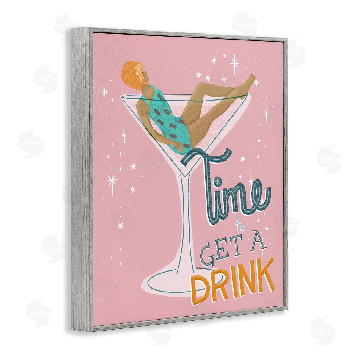Jen bucheli Time To Get A Drink Canvas Wall Art Print