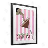 DEIDRE MOSHER | Espresso Martini on Pink Stripes