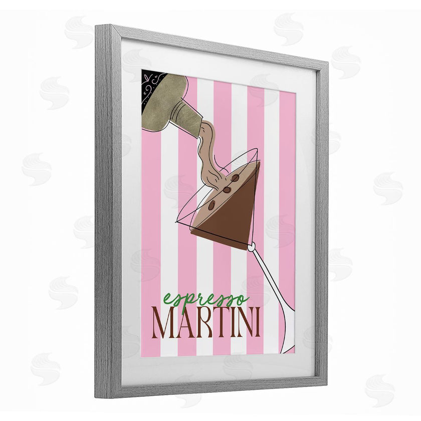 DEIDRE MOSHER | Espresso Martini on Pink Stripes