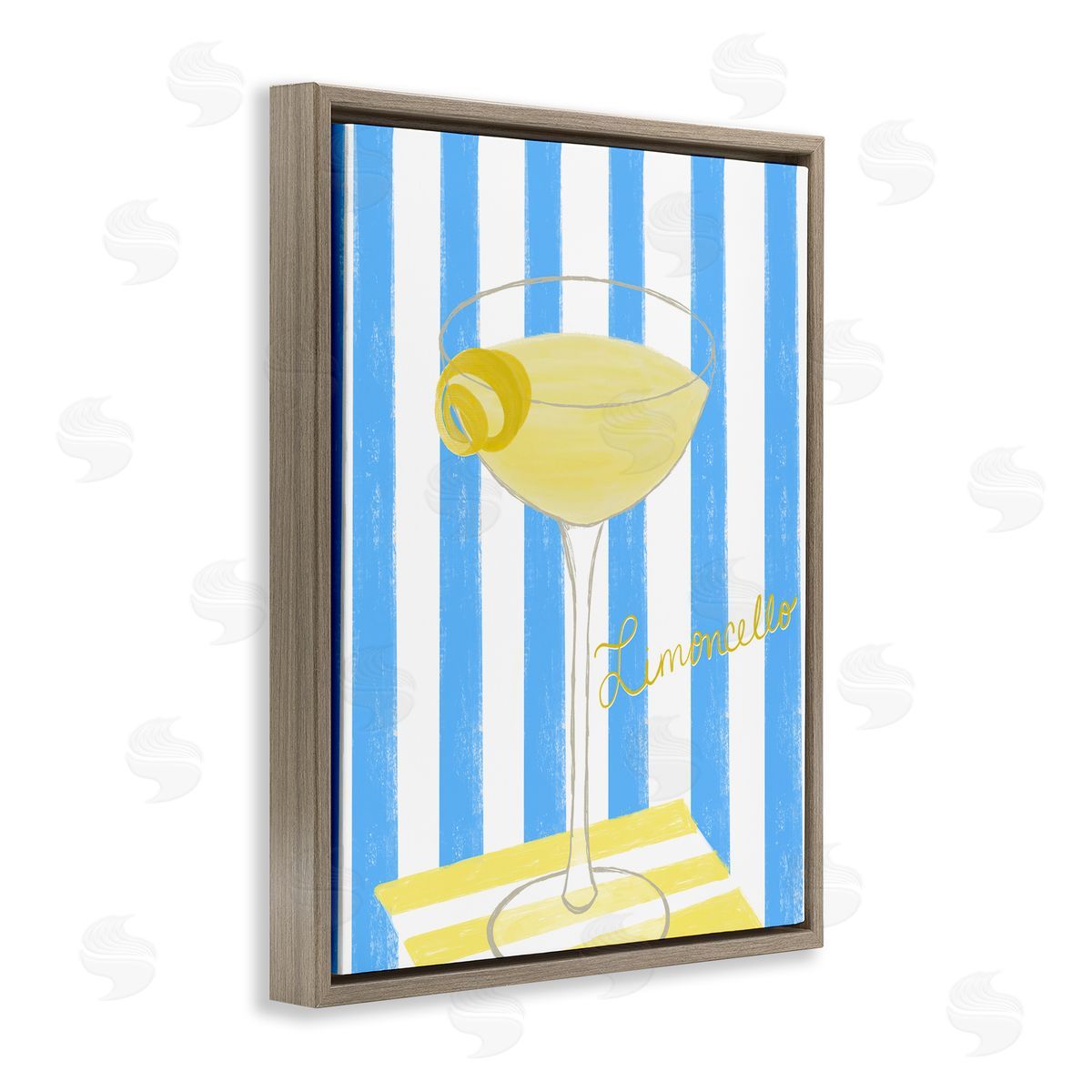 EMILY NAVAS Limoncello Citrus Drink Canvas Wall Art Print