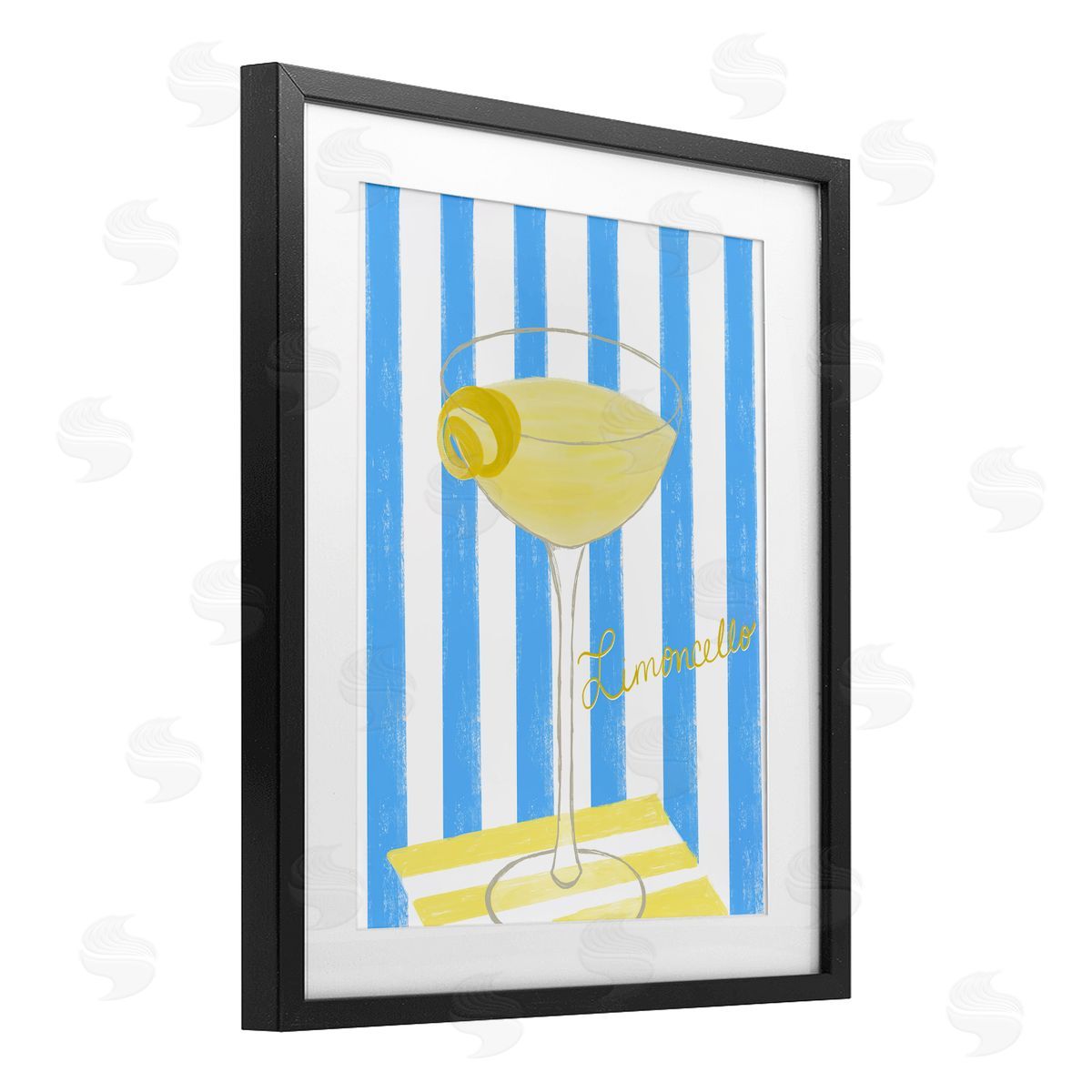 EMILY NAVAS Limoncello Citrus Drink Canvas Wall Art Print