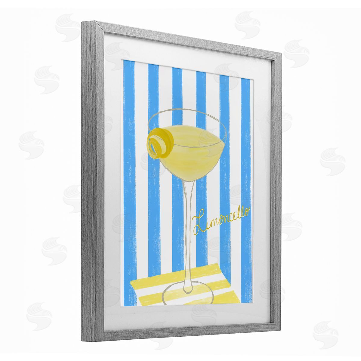 EMILY NAVAS Limoncello Citrus Drink Canvas Wall Art Print