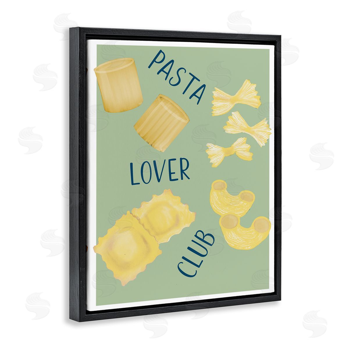 Robin Maria Minimal Pasta Lover Club Canvas Wall Art Print