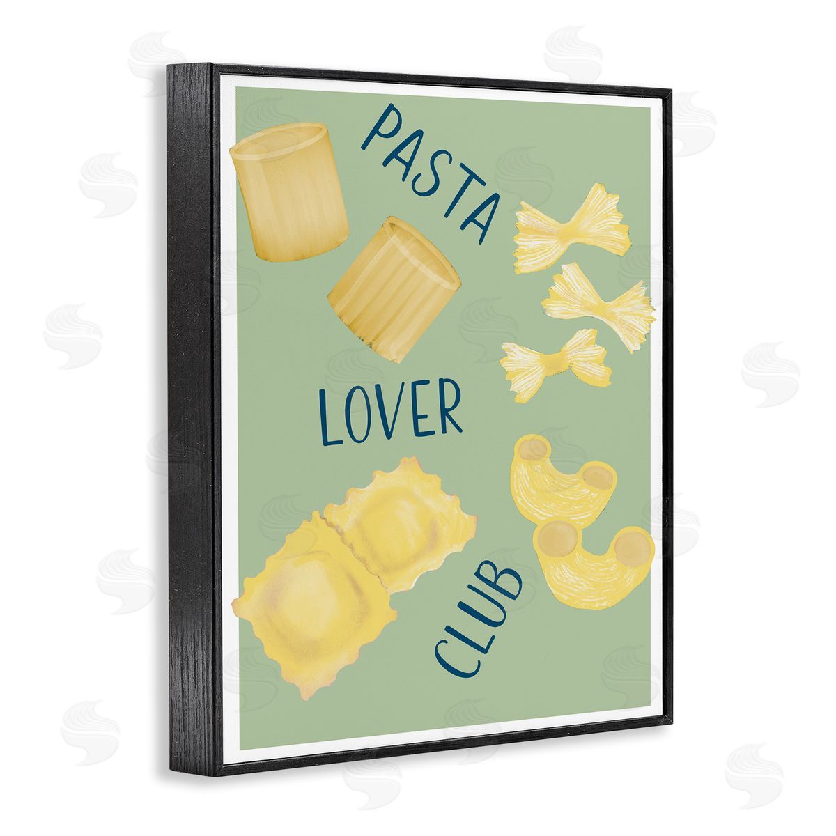 Robin Maria Minimal Pasta Lover Club Canvas Wall Art Print
