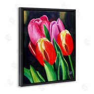 Sarah Waldron Kimball | Spring Tulips In Red