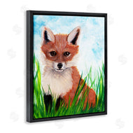 Sarah Waldron Kimball | Baby Fox in Grass