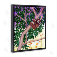 Sarah Waldron Kimball | Sloth In Tree with Smile