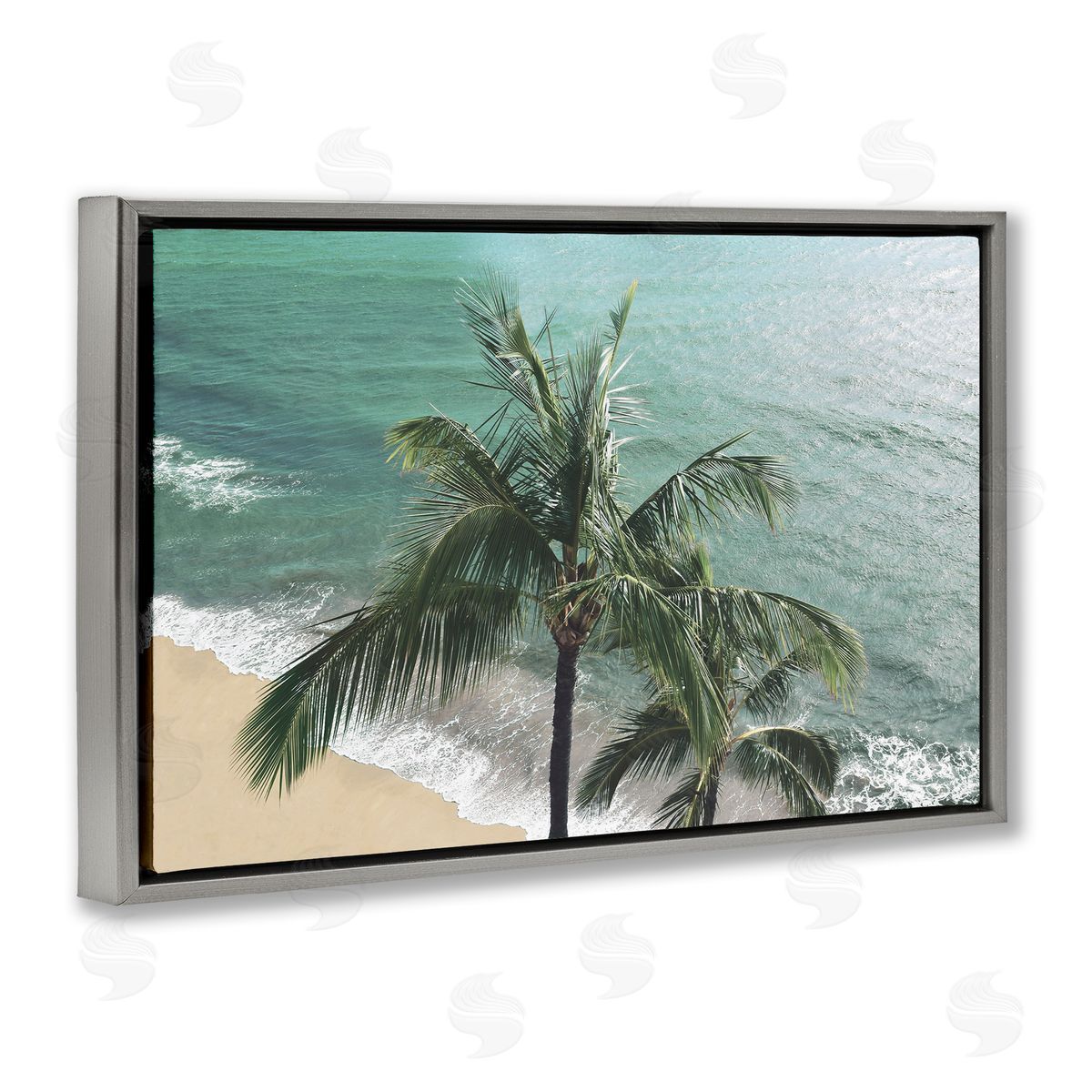 Natalie Carpentieri Maui Palm Beach Landscape Canvas Wall Art Print