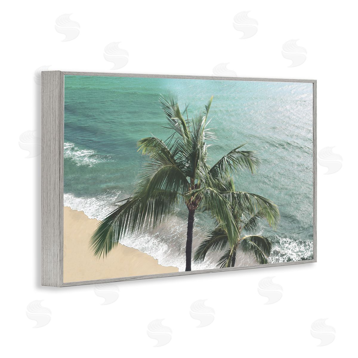 Natalie Carpentieri Maui Palm Beach Landscape Canvas Wall Art Print
