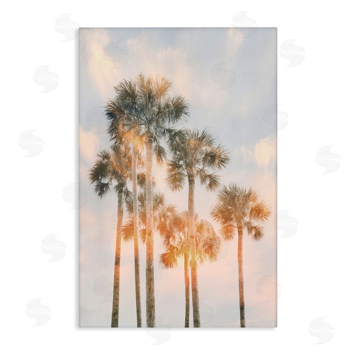 Natalie Carpentieri Pastel Palm Reflections Canvas Wall Art Print