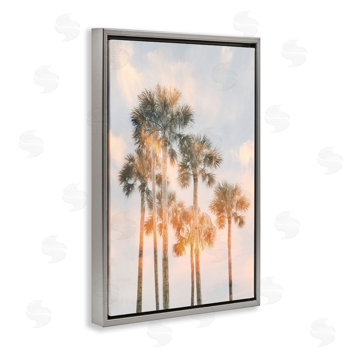 Natalie Carpentieri Pastel Palm Reflections Canvas Wall Art Print