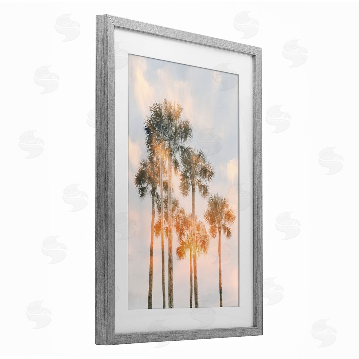Natalie Carpentieri Pastel Palm Reflections Canvas Wall Art Print