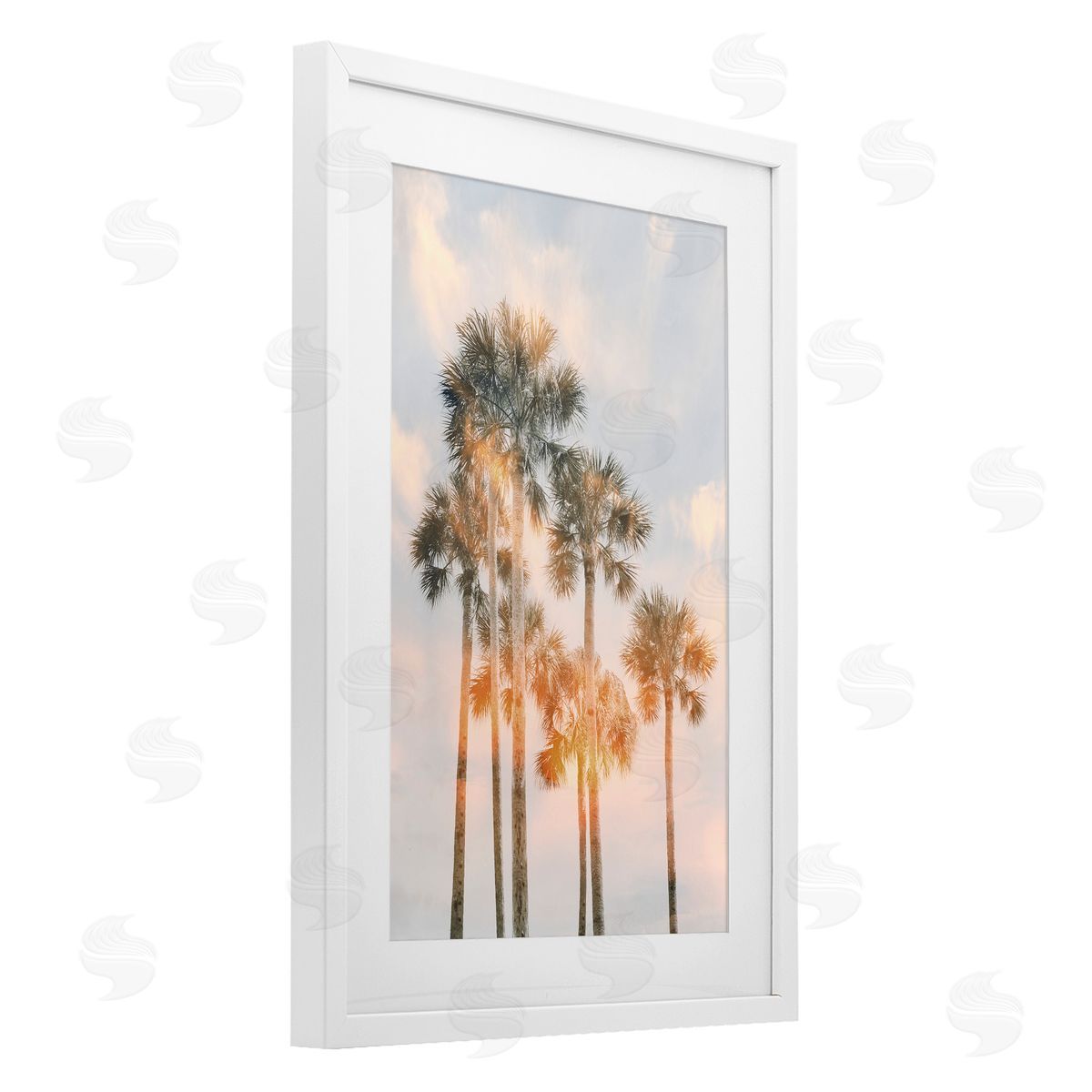 Natalie Carpentieri Pastel Palm Reflections Canvas Wall Art Print