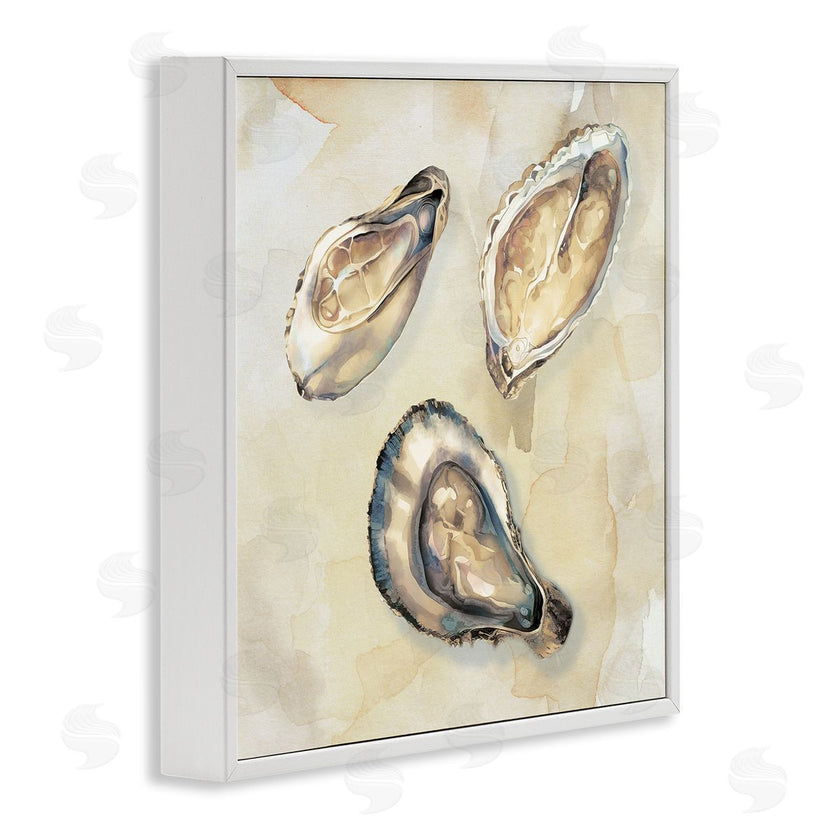 CAD Designs | Oyster Trio on Beige