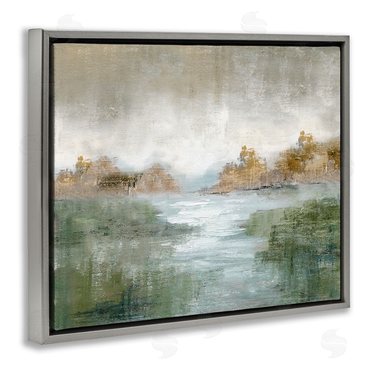 Nan Fall River Landscape Canvas Wall Art Print