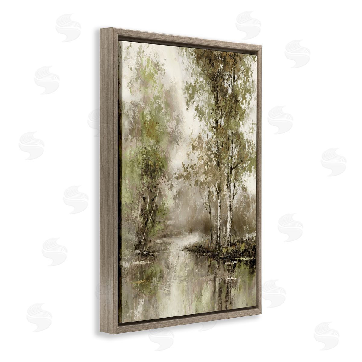 T.C. Chiu Impressionist Spring Forest Canvas Wall Art Print