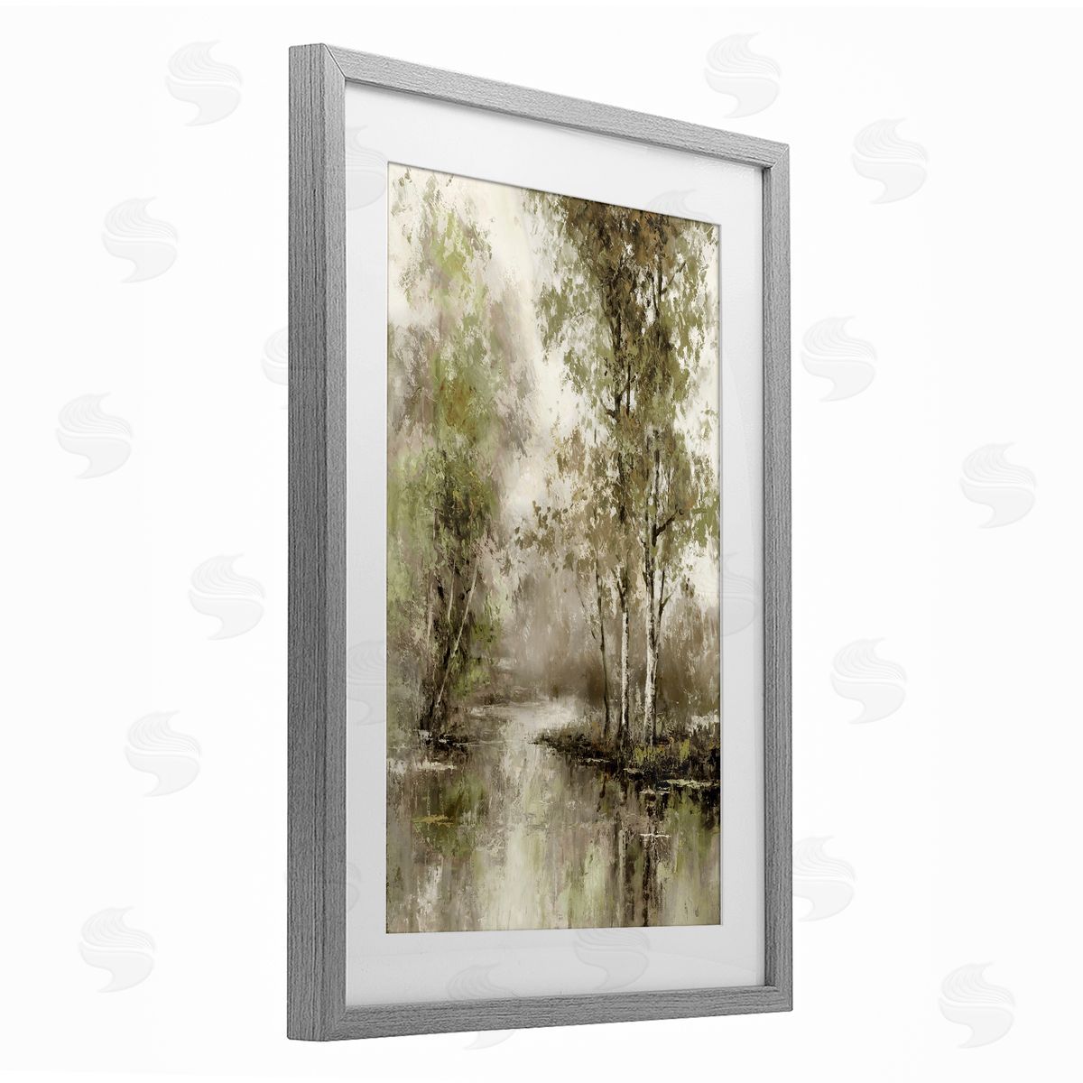 T.C. Chiu Impressionist Spring Forest Canvas Wall Art Print