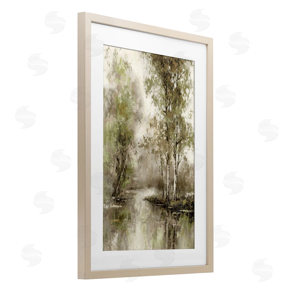 T.C. Chiu Impressionist Spring Forest Canvas Wall Art Print