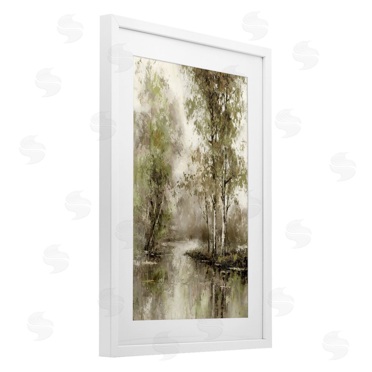 T.C. Chiu Impressionist Spring Forest Canvas Wall Art Print