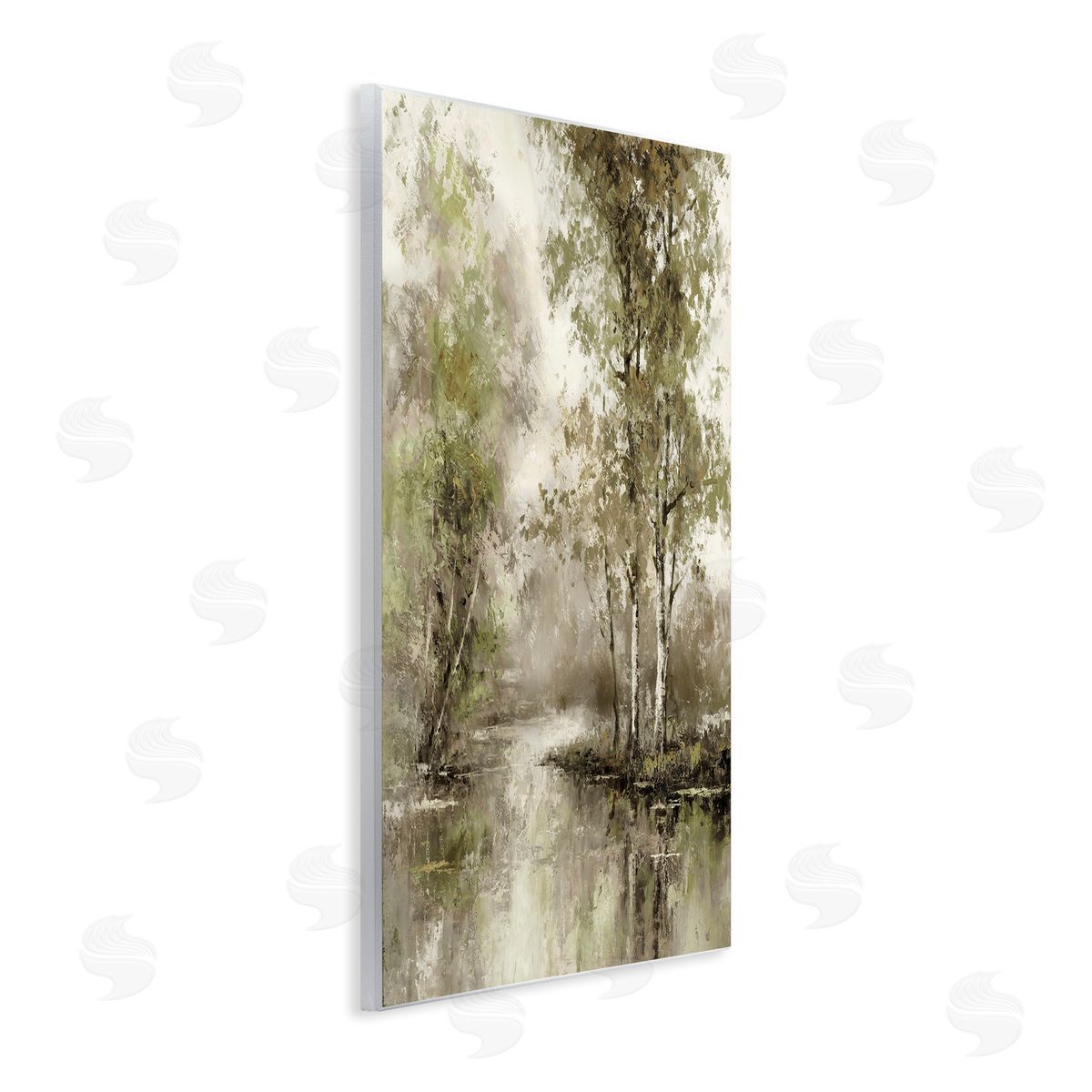 T.C. Chiu Impressionist Spring Forest Canvas Wall Art Print