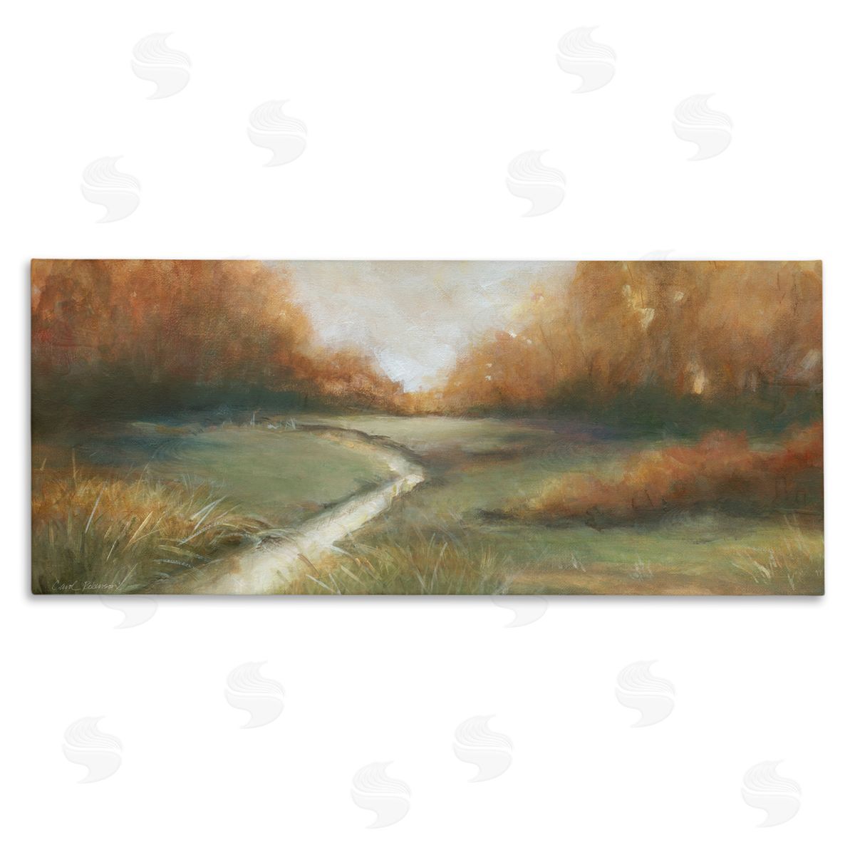 Carol Robinson Creekbed At Sunrise Canvas Wall Art Print