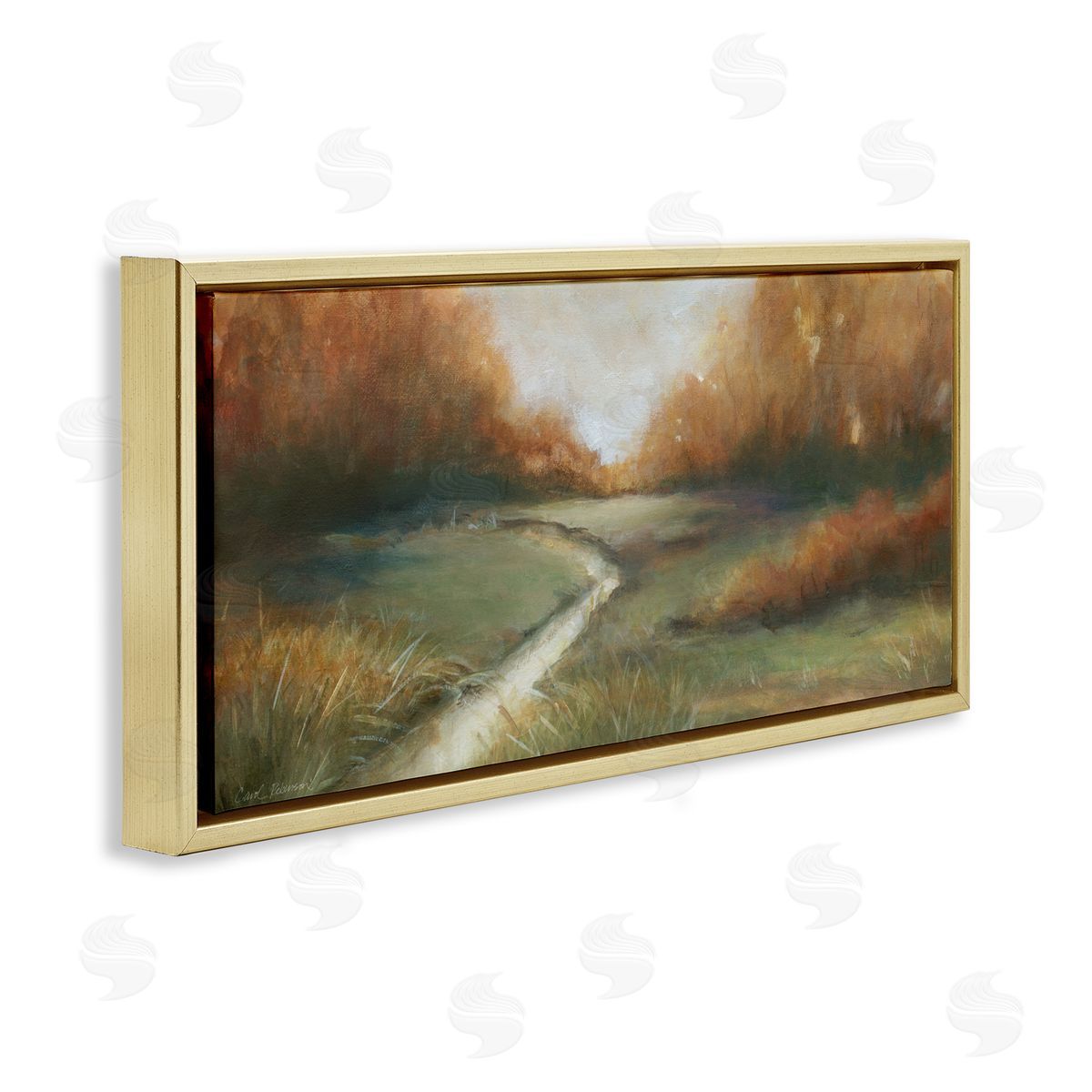 Carol Robinson Creekbed At Sunrise Canvas Wall Art Print