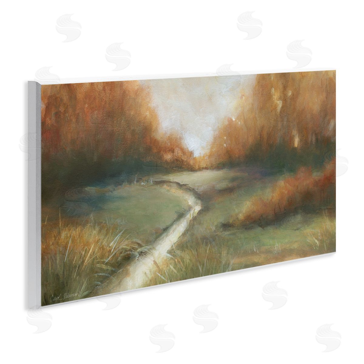 Carol Robinson Creekbed At Sunrise Canvas Wall Art Print