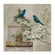 Elaine Vollherbst-Lane | Neutral Birdcage Menagerie