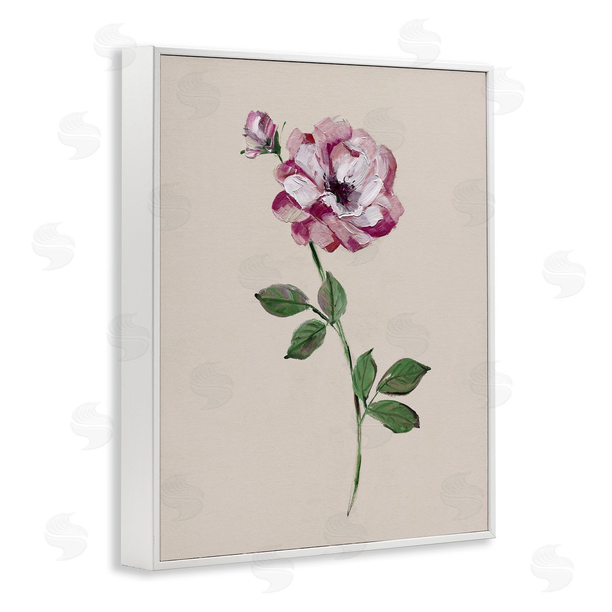 Sally Swatland Jewel Rose Sprig Canvas Wall Art Print