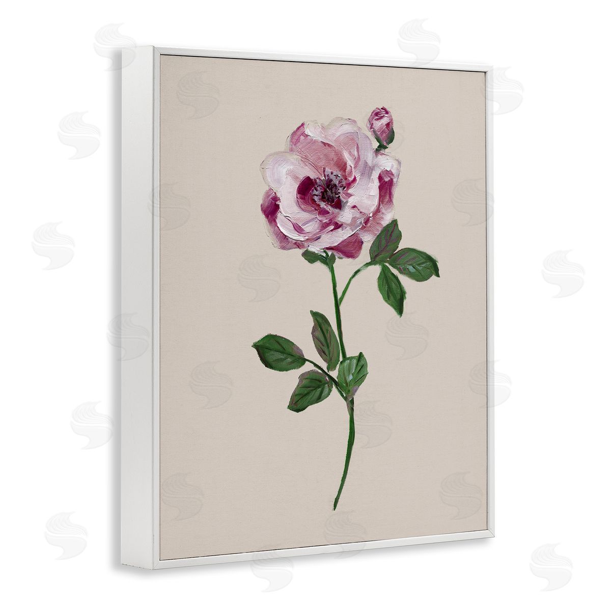 Sally Swatland Pink Jewel Rose Canvas Wall Art Print