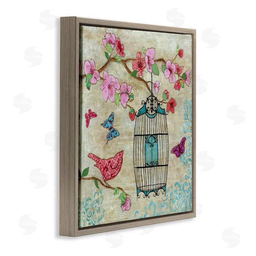 Janet Tava | Spring Fling Pink Bird