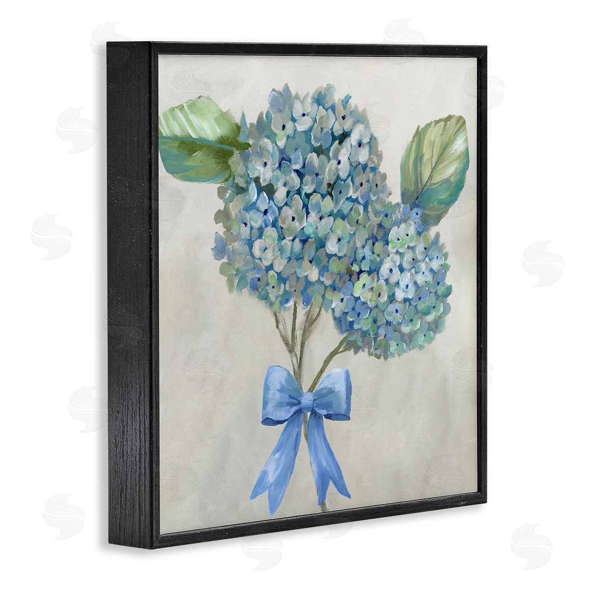 Nan Hydrangea Beauty & Bow Canvas Wall Art Print