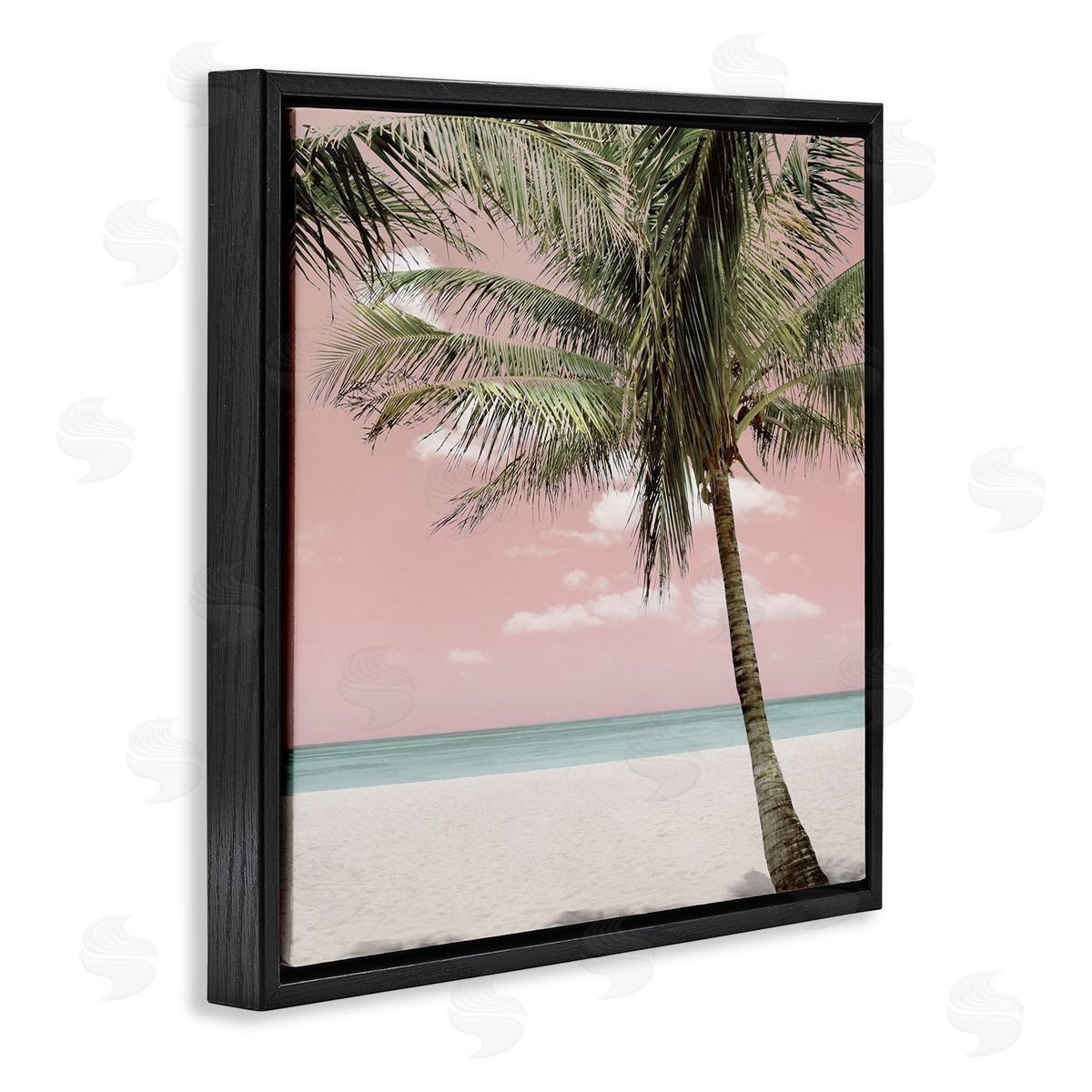 Natalie Carpentieri Quiet Escape Pink Coast Canvas Wall Art Print