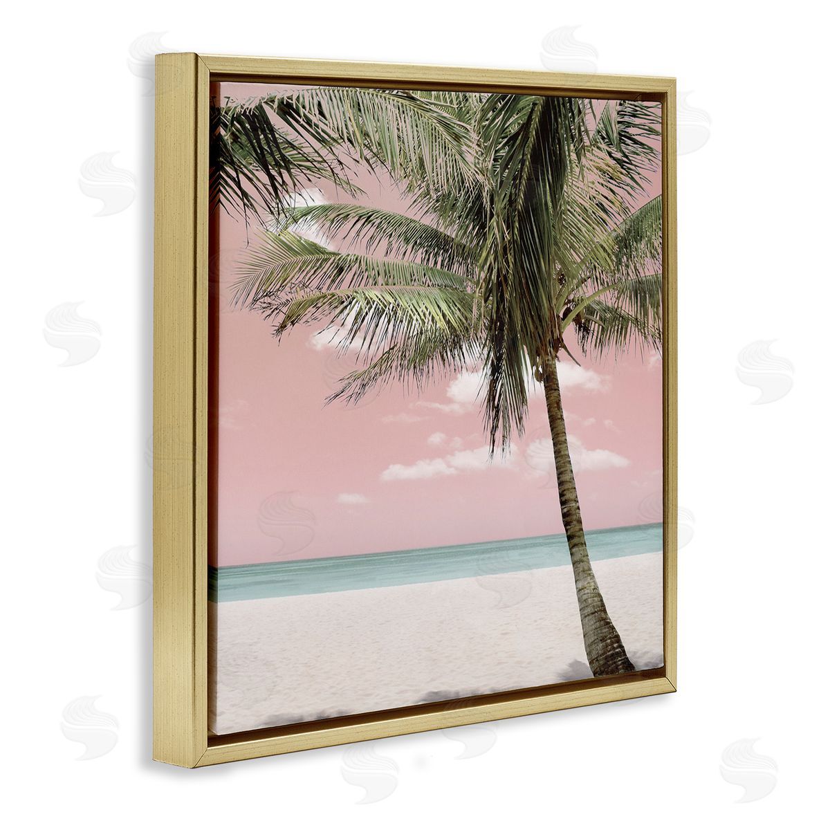 Natalie Carpentieri Quiet Escape Pink Coast Canvas Wall Art Print