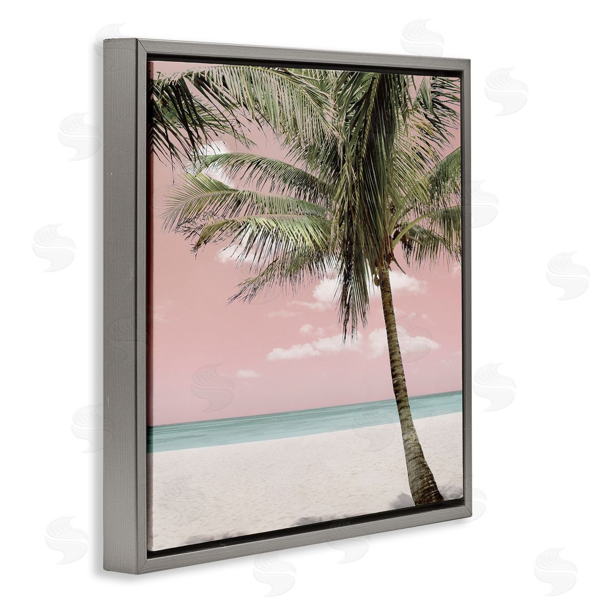 Natalie Carpentieri Quiet Escape Pink Coast Canvas Wall Art Print