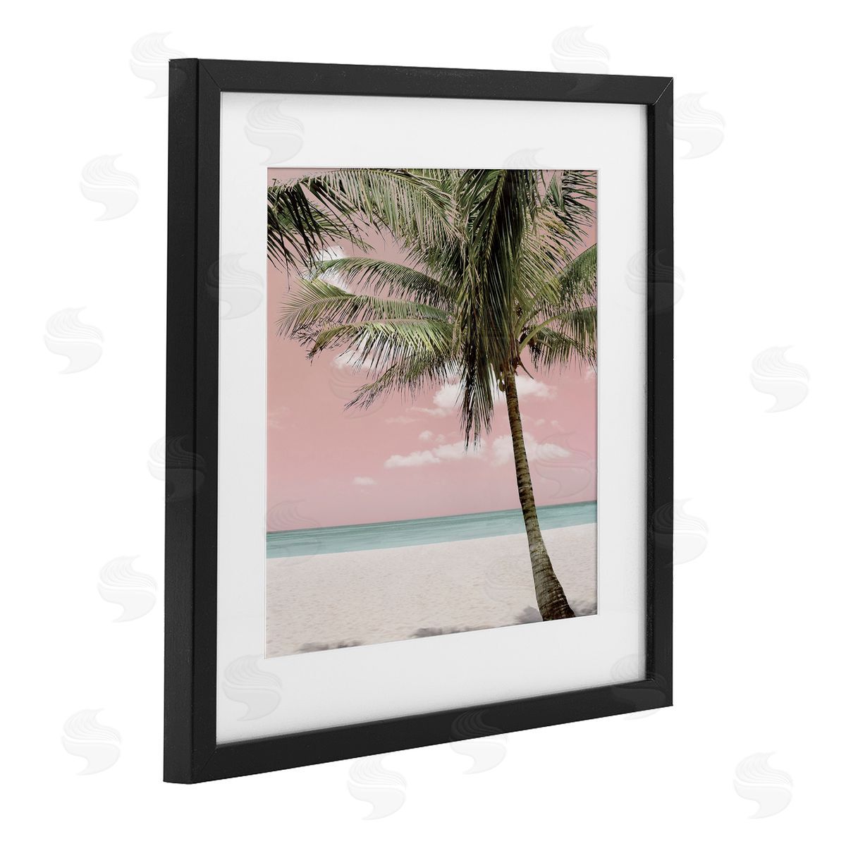 Natalie Carpentieri Quiet Escape Pink Coast Canvas Wall Art Print