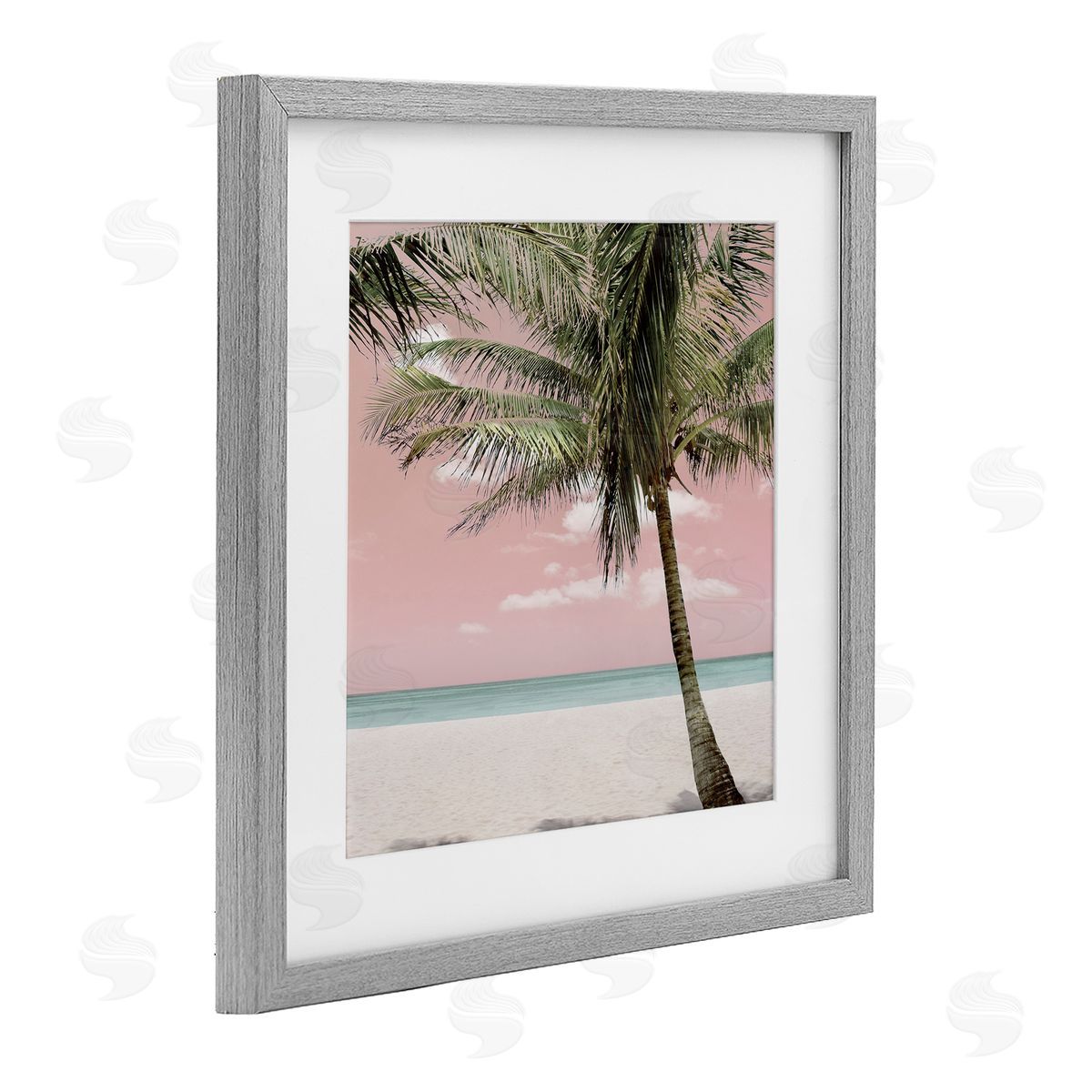 Natalie Carpentieri Quiet Escape Pink Coast Canvas Wall Art Print