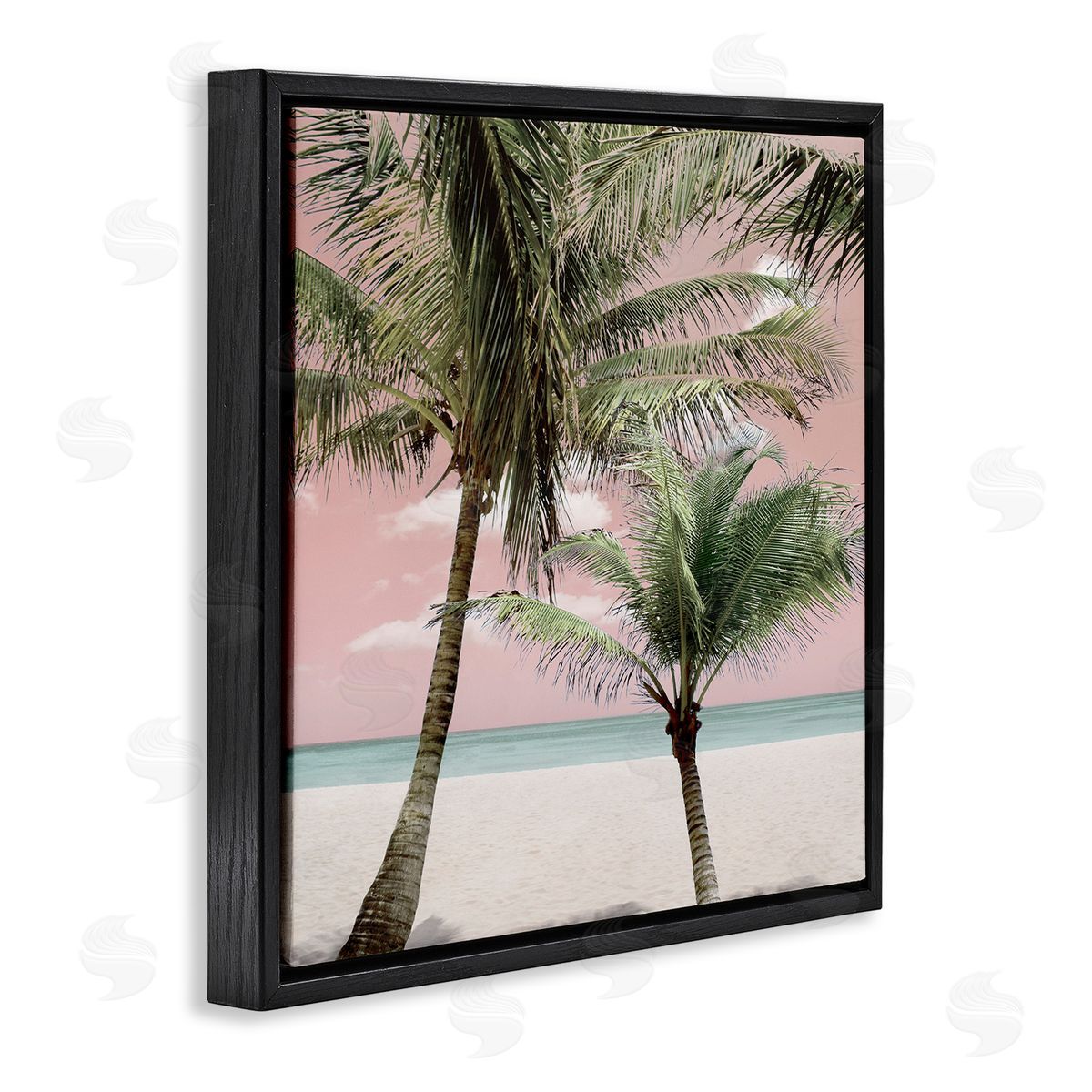 Natalie Carpentieri Quiet Escape Pink Palms Canvas Wall Art Print