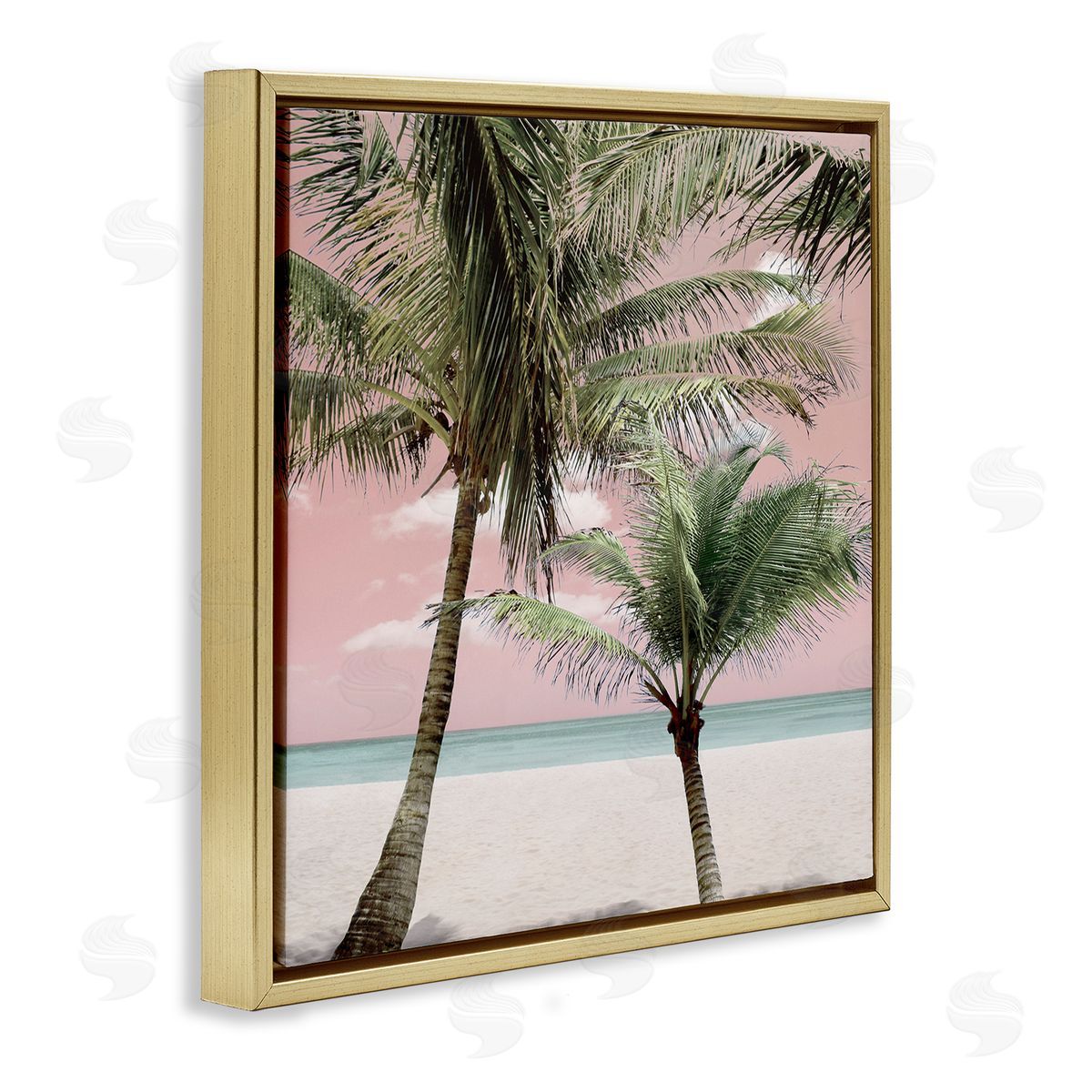 Natalie Carpentieri Quiet Escape Pink Palms Canvas Wall Art Print