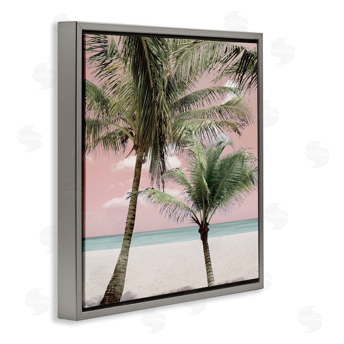 Natalie Carpentieri Quiet Escape Pink Palms Canvas Wall Art Print