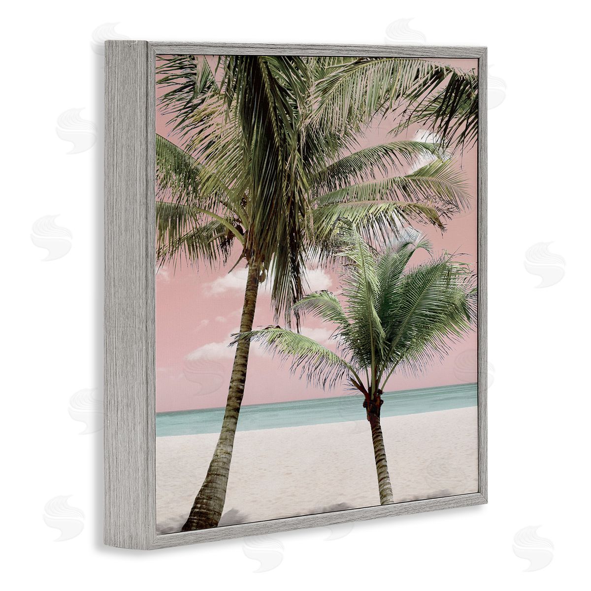 Natalie Carpentieri Quiet Escape Pink Palms Canvas Wall Art Print