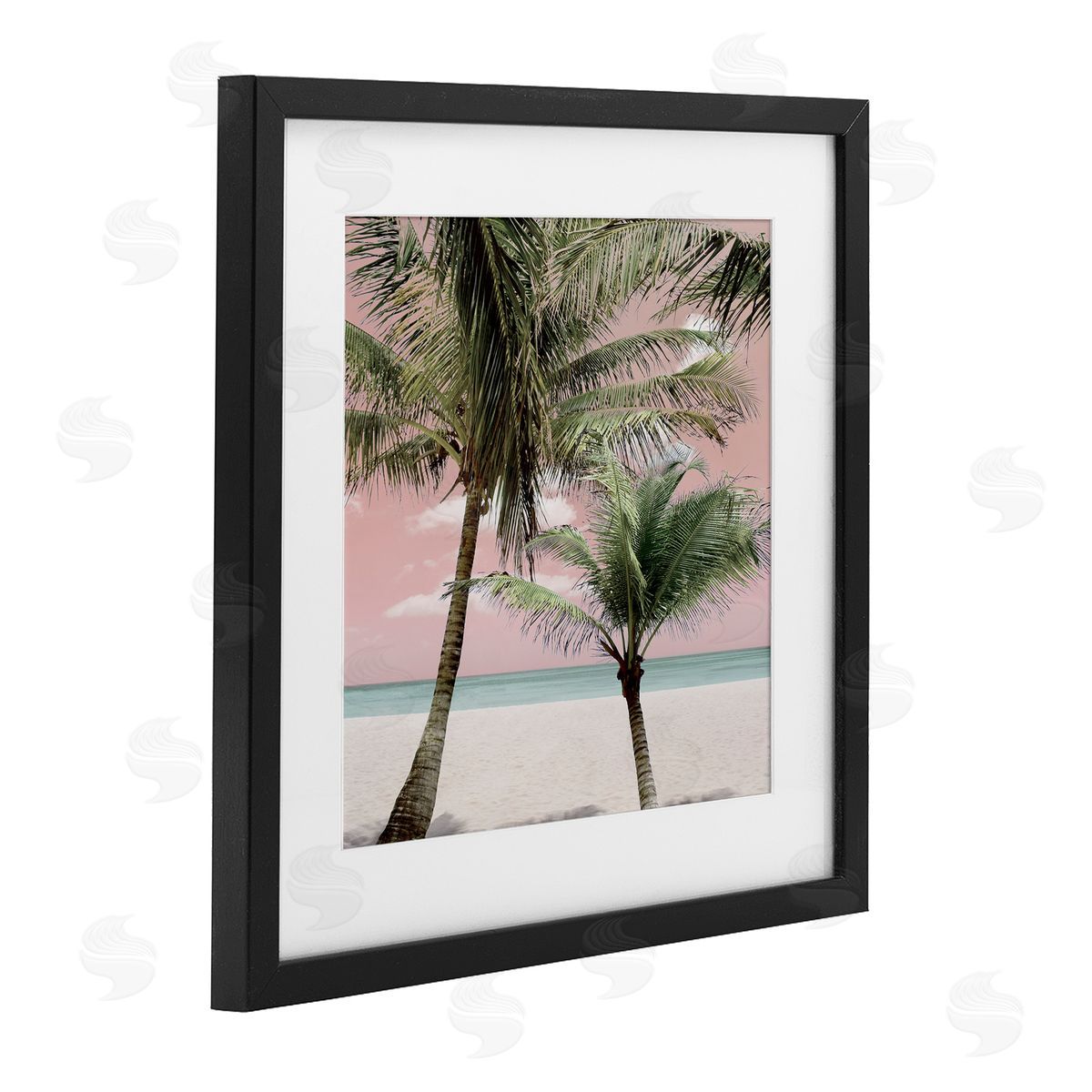 Natalie Carpentieri Quiet Escape Pink Palms Canvas Wall Art Print
