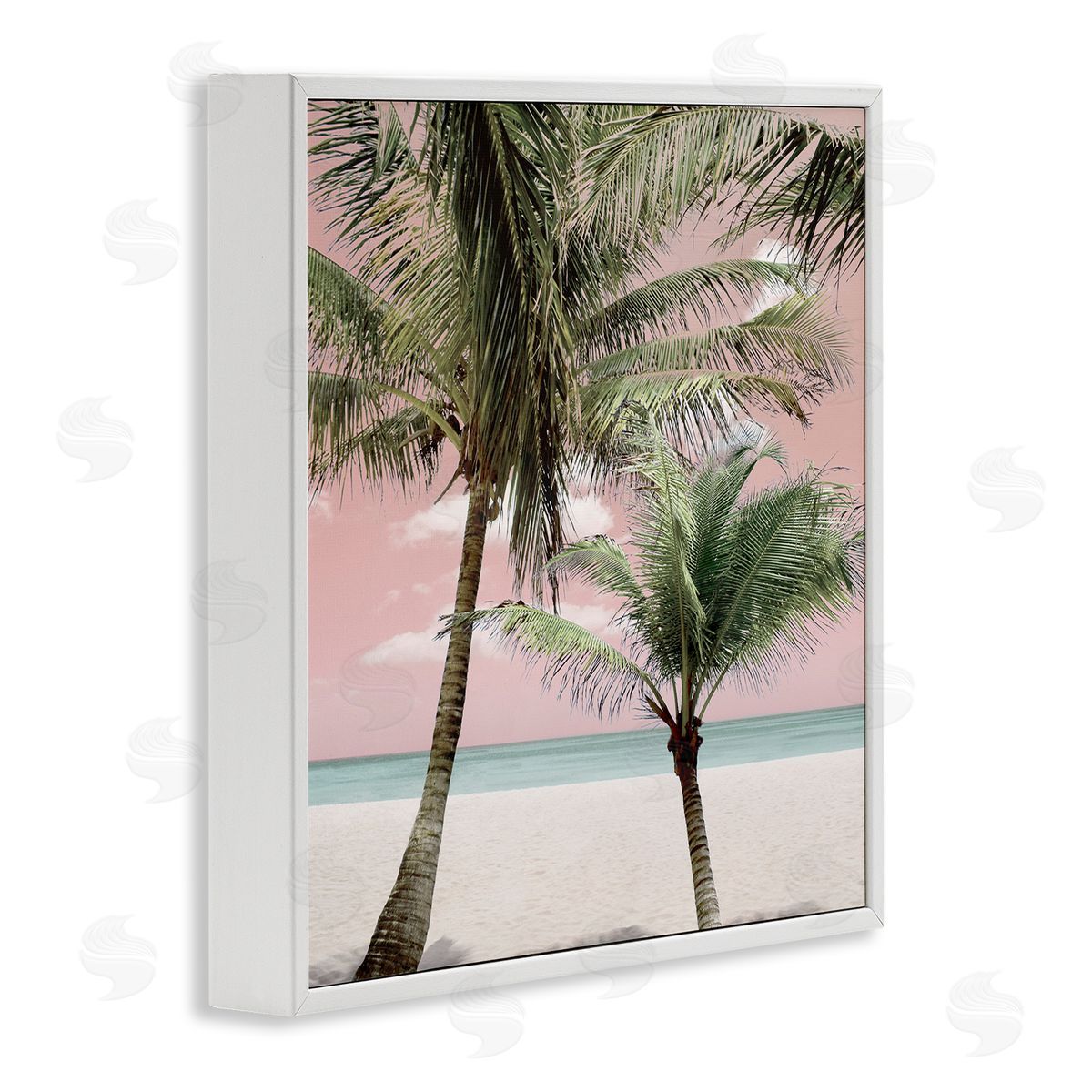Natalie Carpentieri Quiet Escape Pink Palms Canvas Wall Art Print