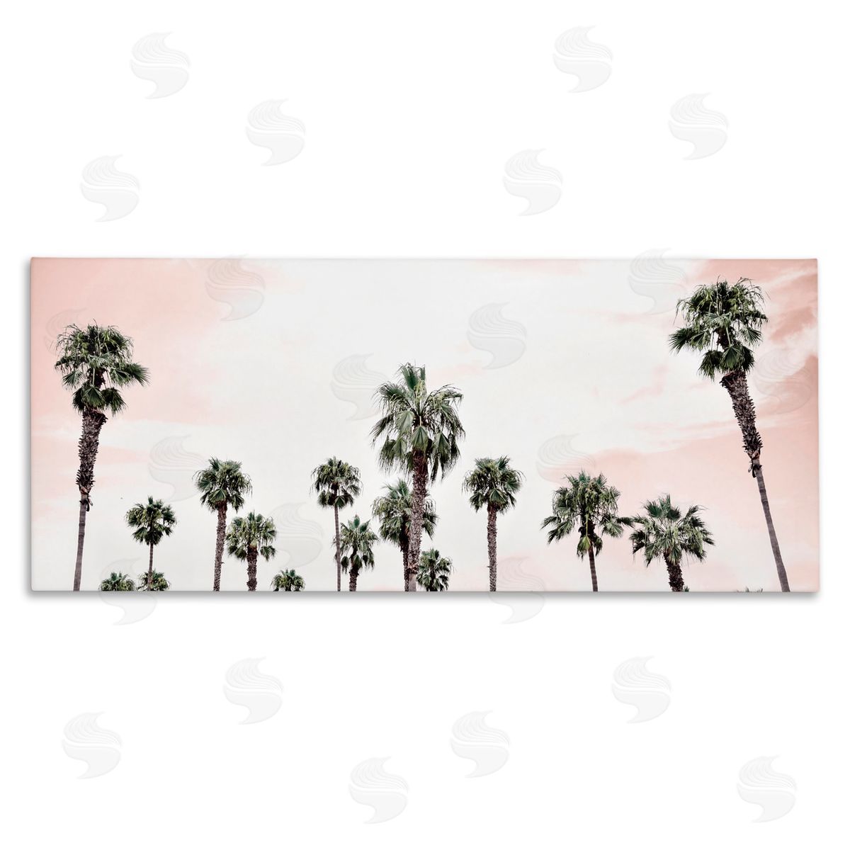 Natalie Carpentieri Laguna Beach Pink Palms Canvas Wall Art Print