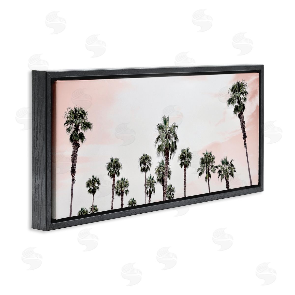 Natalie Carpentieri Laguna Beach Pink Palms Canvas Wall Art Print