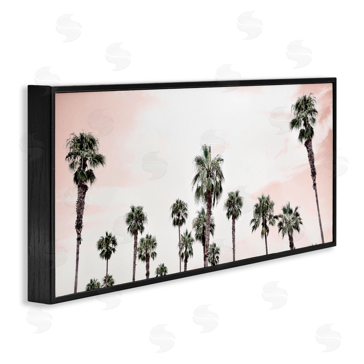 Natalie Carpentieri Laguna Beach Pink Palms Canvas Wall Art Print
